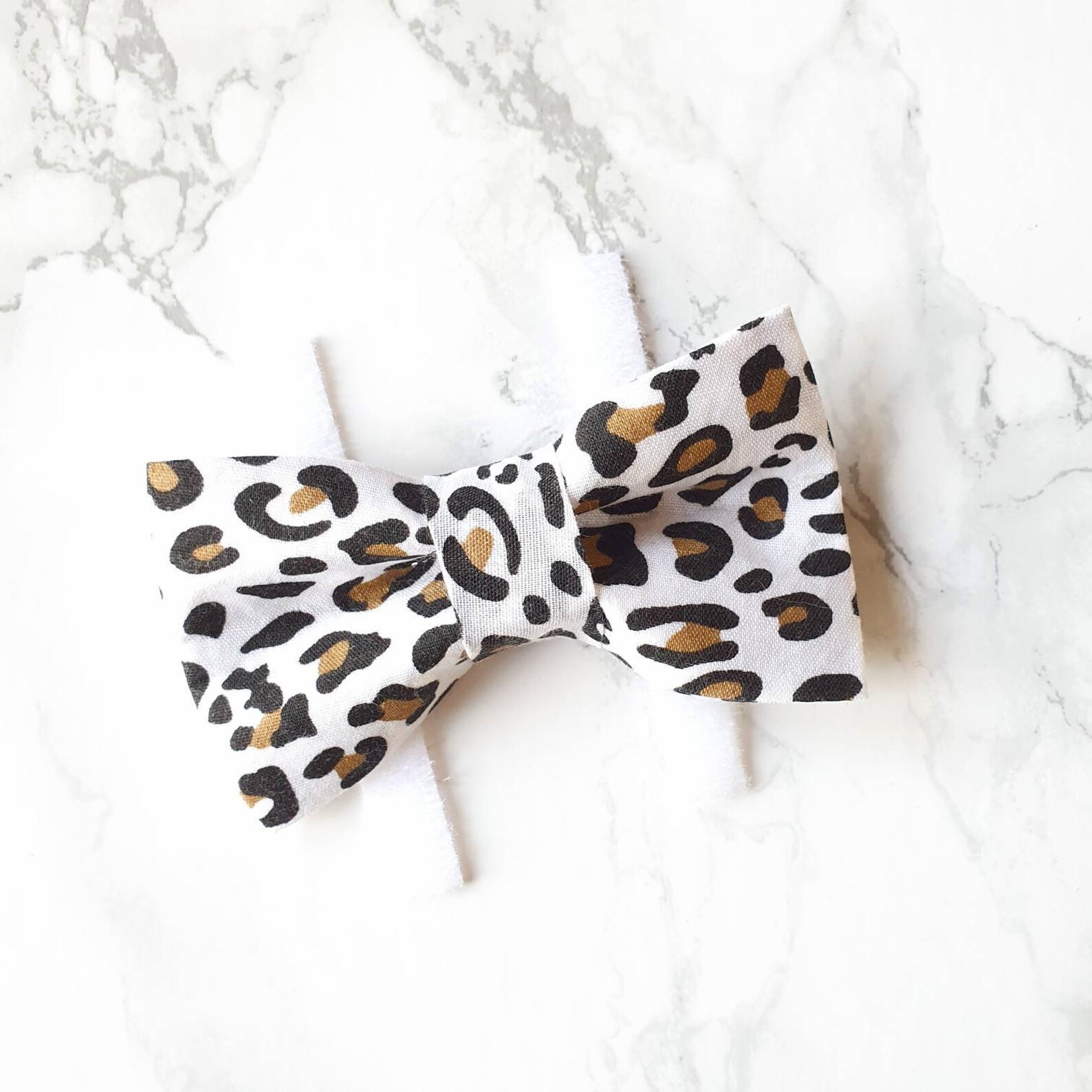 mens leopard print bow tie