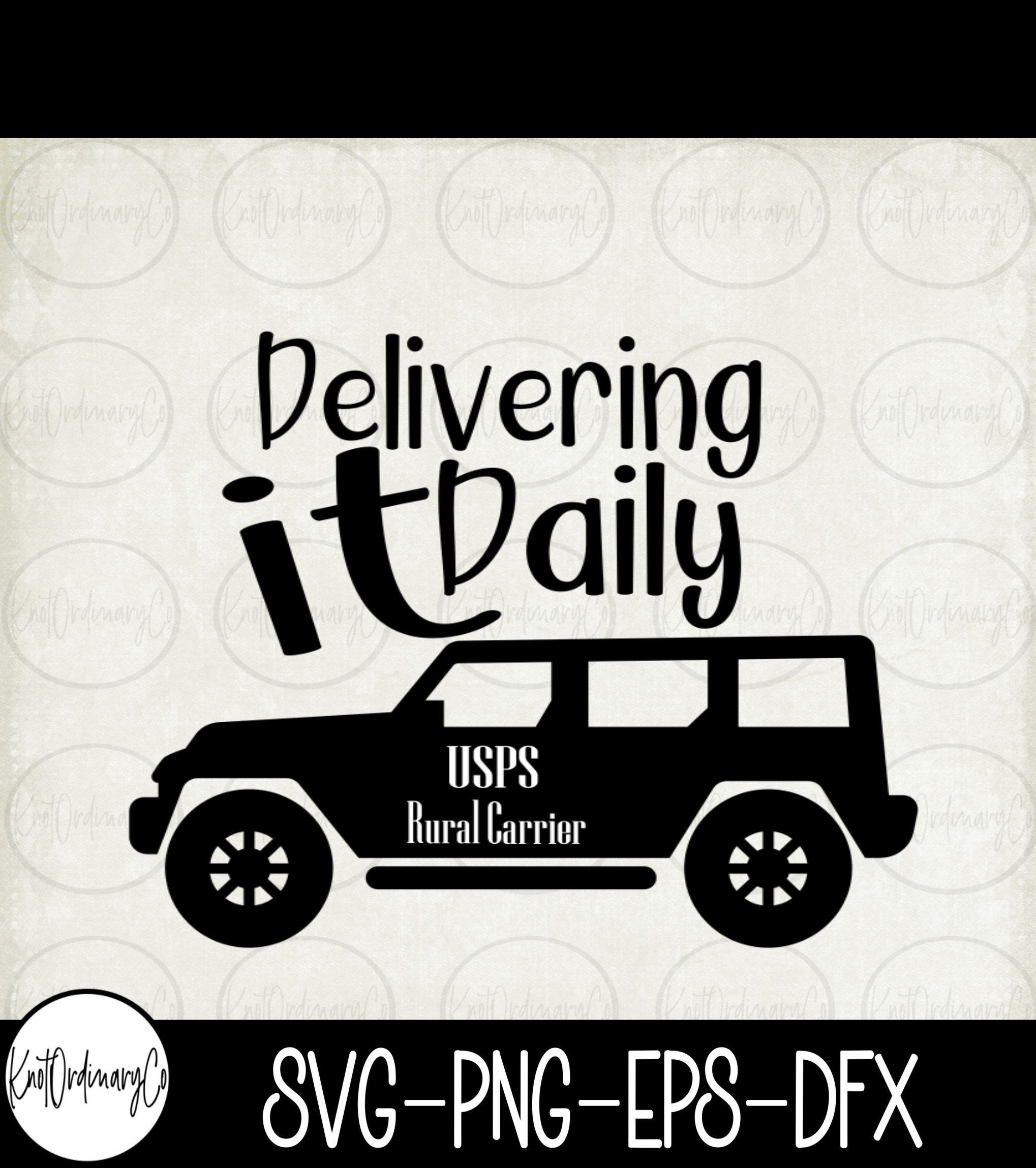 Art & Collectibles USPS Rural Carrier SVG PnG EpS DxF *Digital Download