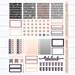 Nanowrimo Printable Planner Stickers Word Count Trackers Kit - Etsy