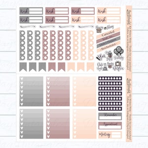 Nanowrimo Printable Planner Stickers Word Count Trackers Kit - Etsy