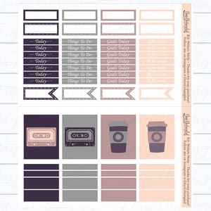 Nanowrimo Printable Planner Stickers Word Count Trackers Kit - Etsy