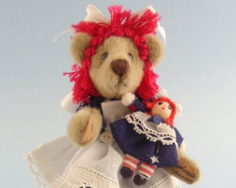 raggedy teddy bear