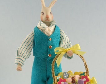 1/12 Scale 6 Pcs Mini Chocolate Bunnies for Dollhouse, Mini Easter ...