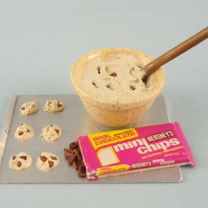 Dollhouse Miniature - Cookies in Progress