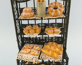 Lot 10pcs Dollhouse Miniature Bakery Shop Küche Lebensmittel Käse Brot
