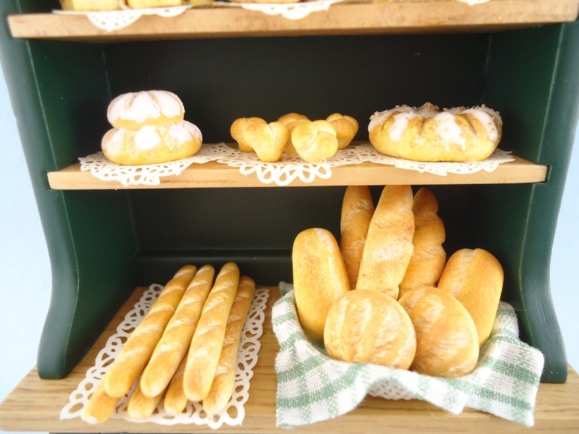 Dollhouse Miniature 1 Scale Bread Hutch Etsy