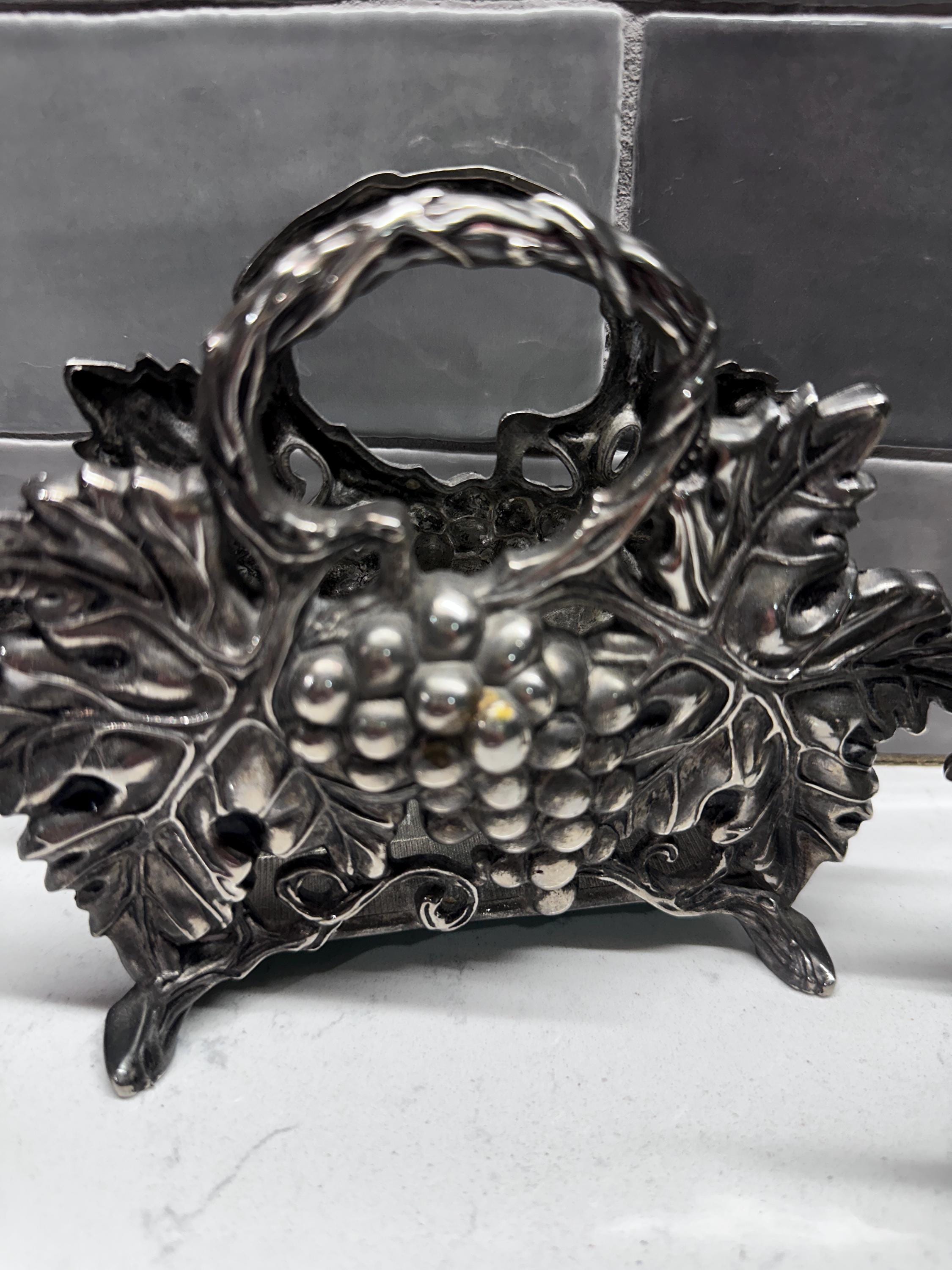 STERLING SILVER ナプキンホルダー ゴディンガー シルバー ナプキンホルダー - Etsy 日本