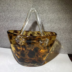 Murano Stil Kunst Glas Korb