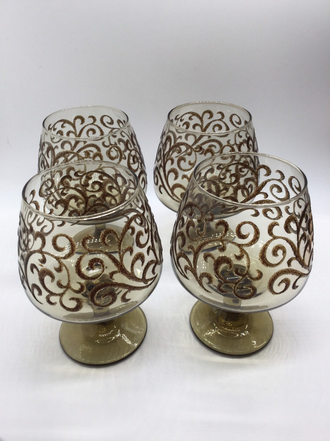 Vintage Libbey Prado Brandy Glasses Etsy