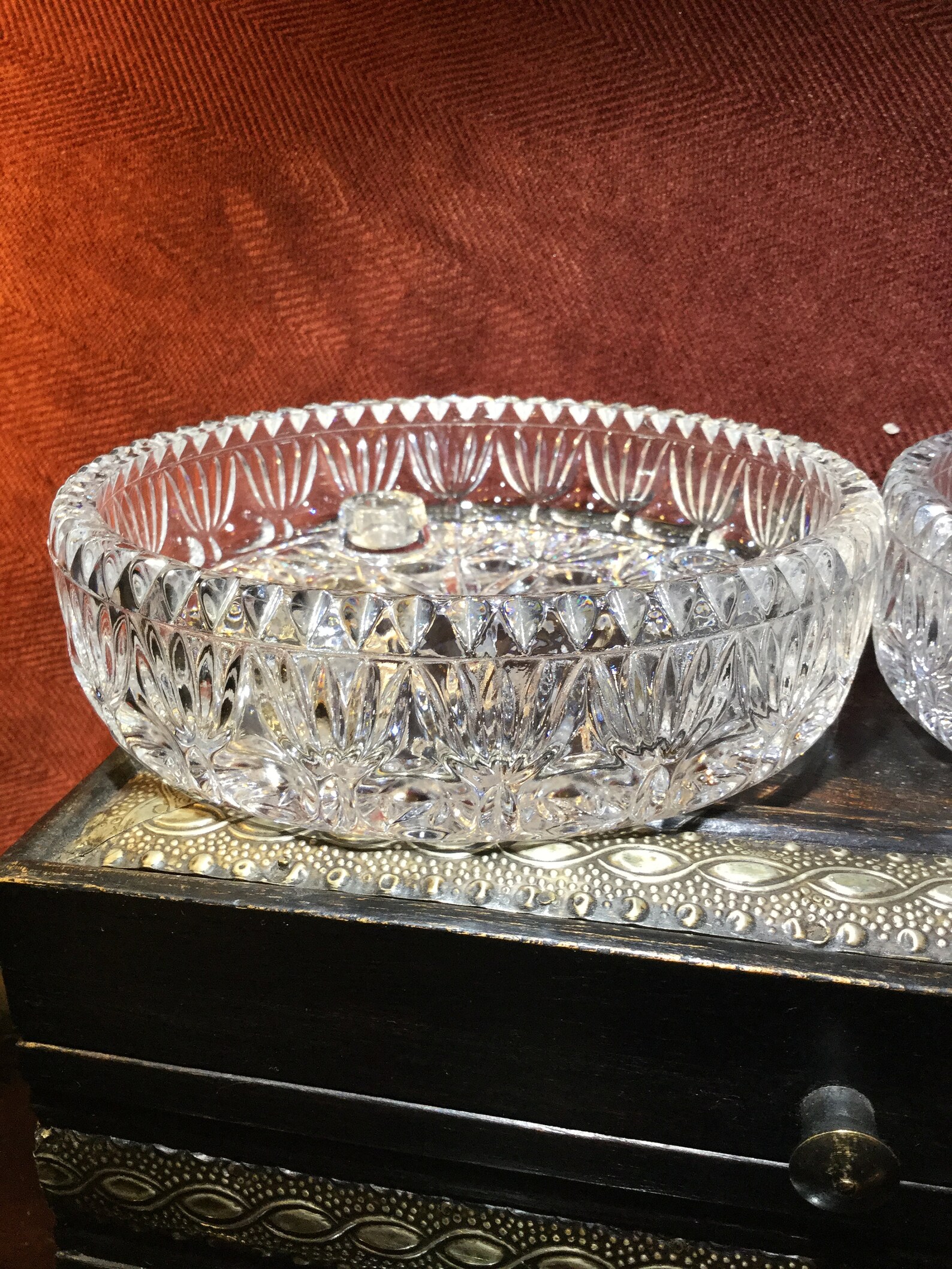 Princess House crystal candle holder Etsy