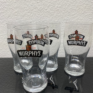 Murphy's Irish Stout Beer Glass - Etsy