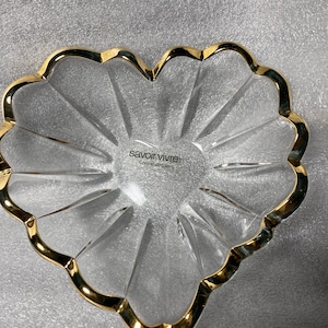Savior Vivre Rapture crystal heart bowl
