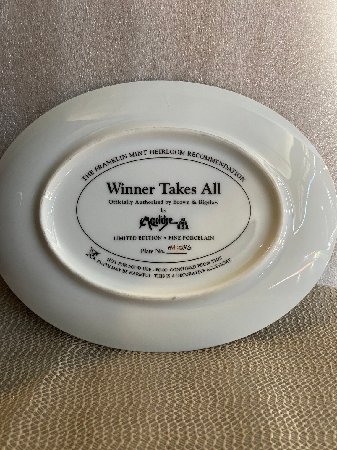 Franklin mint collectors plate Etsy