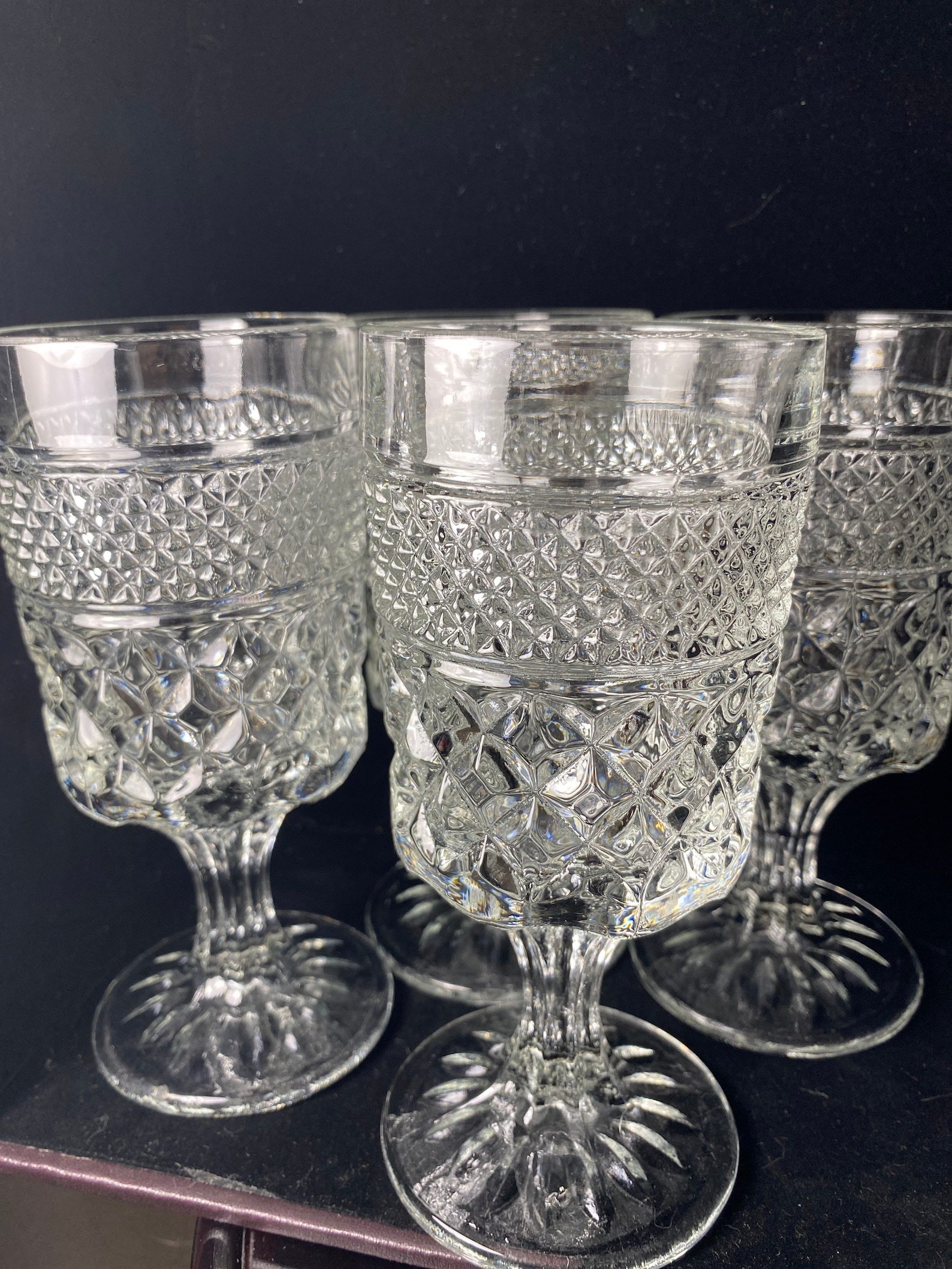 Vintage Anchor Hocking Wexford Glass Etsy