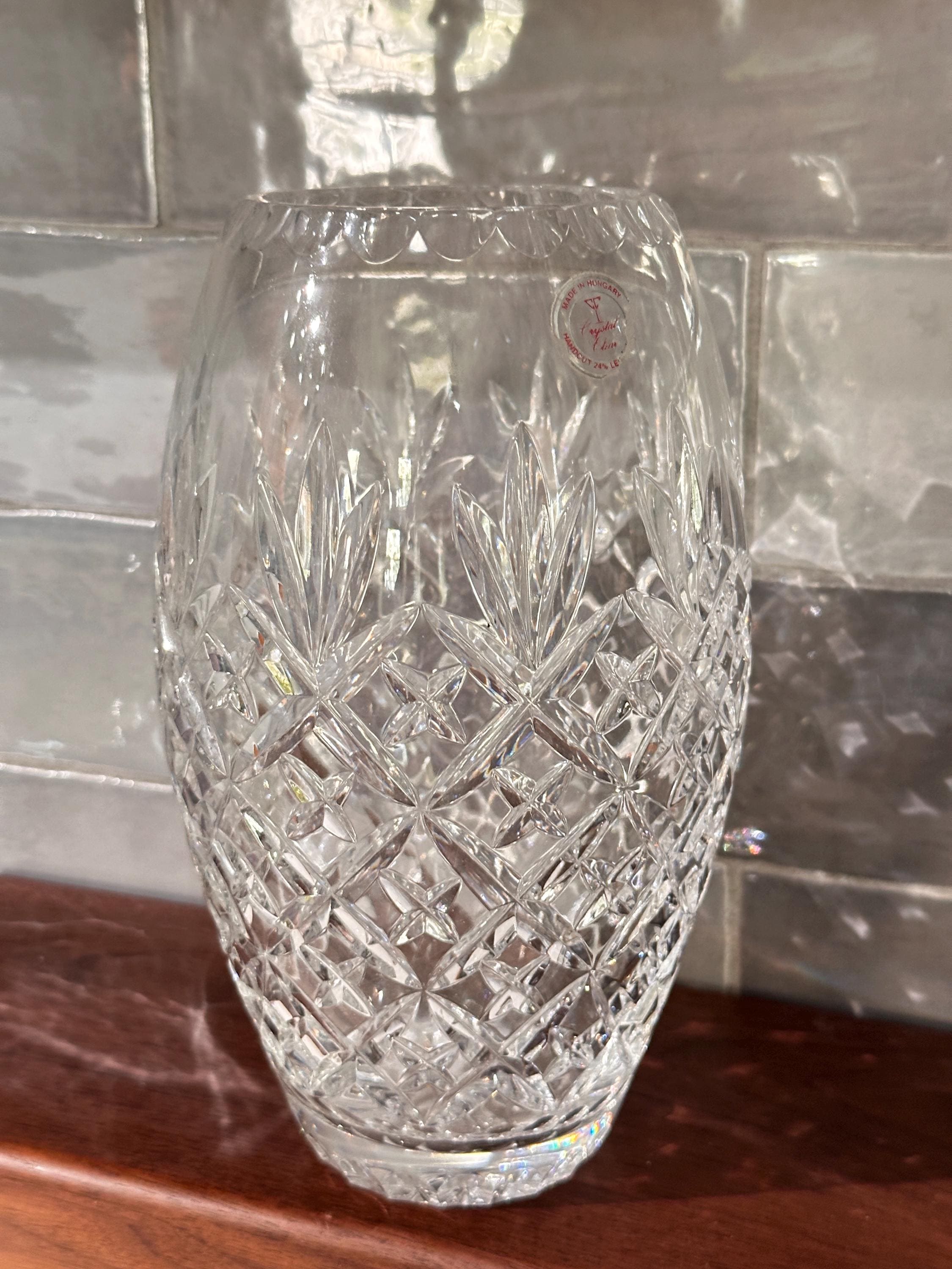 ELBE Made in Hungary 花瓶 Hungarian Glass Vase - Etsy
