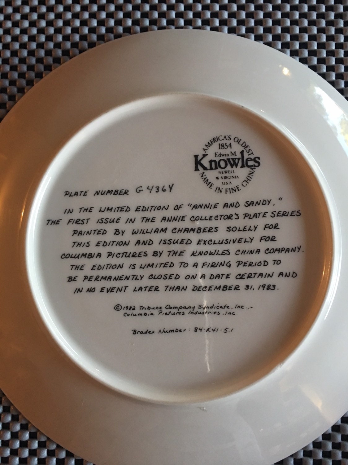 ANNIE AND SANDY Plate - Etsy