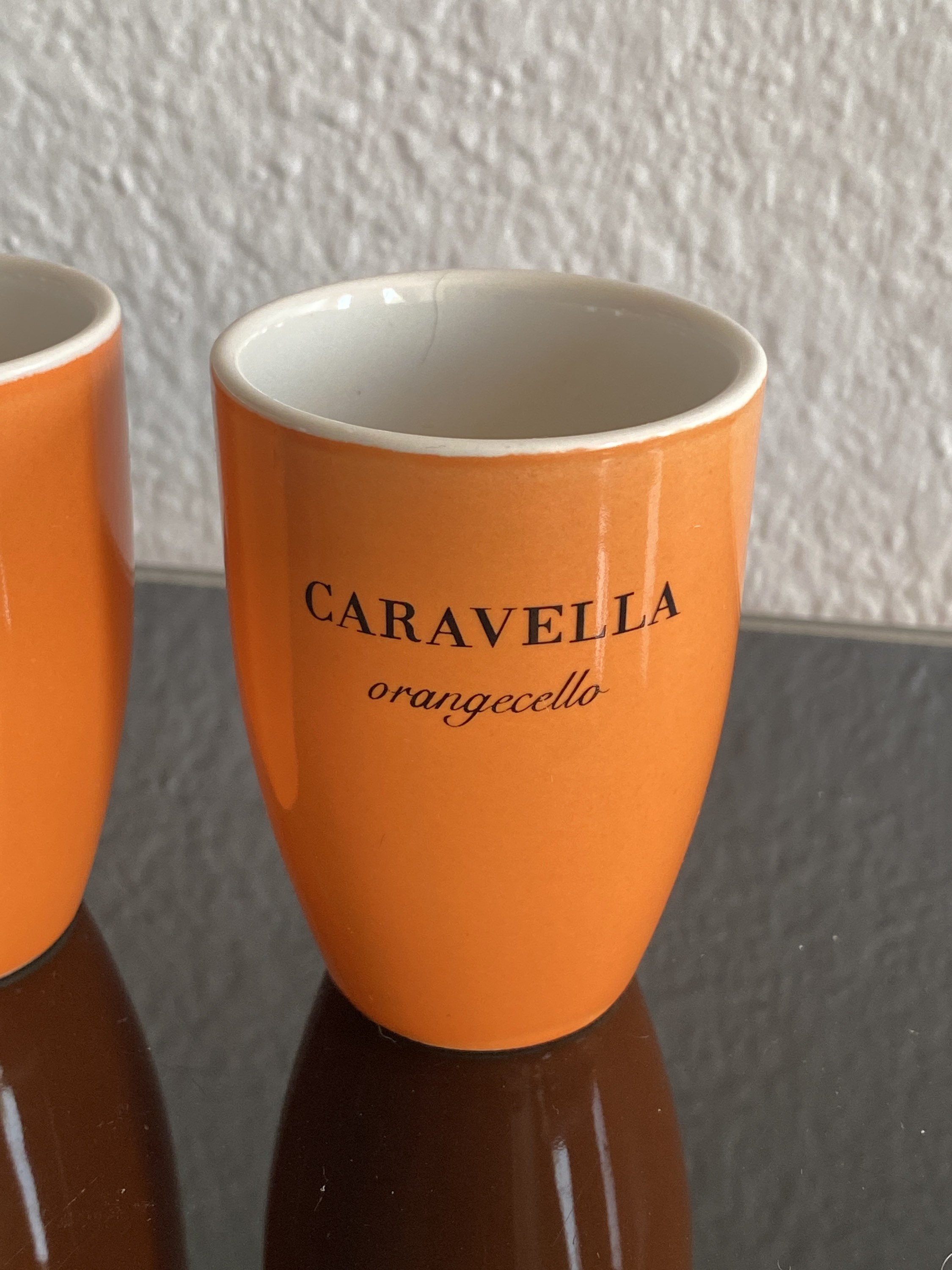 CARAVELLA ORANGECELLO SHOT GLASS SHOTGLASS SHOOTER BRAND NEW 