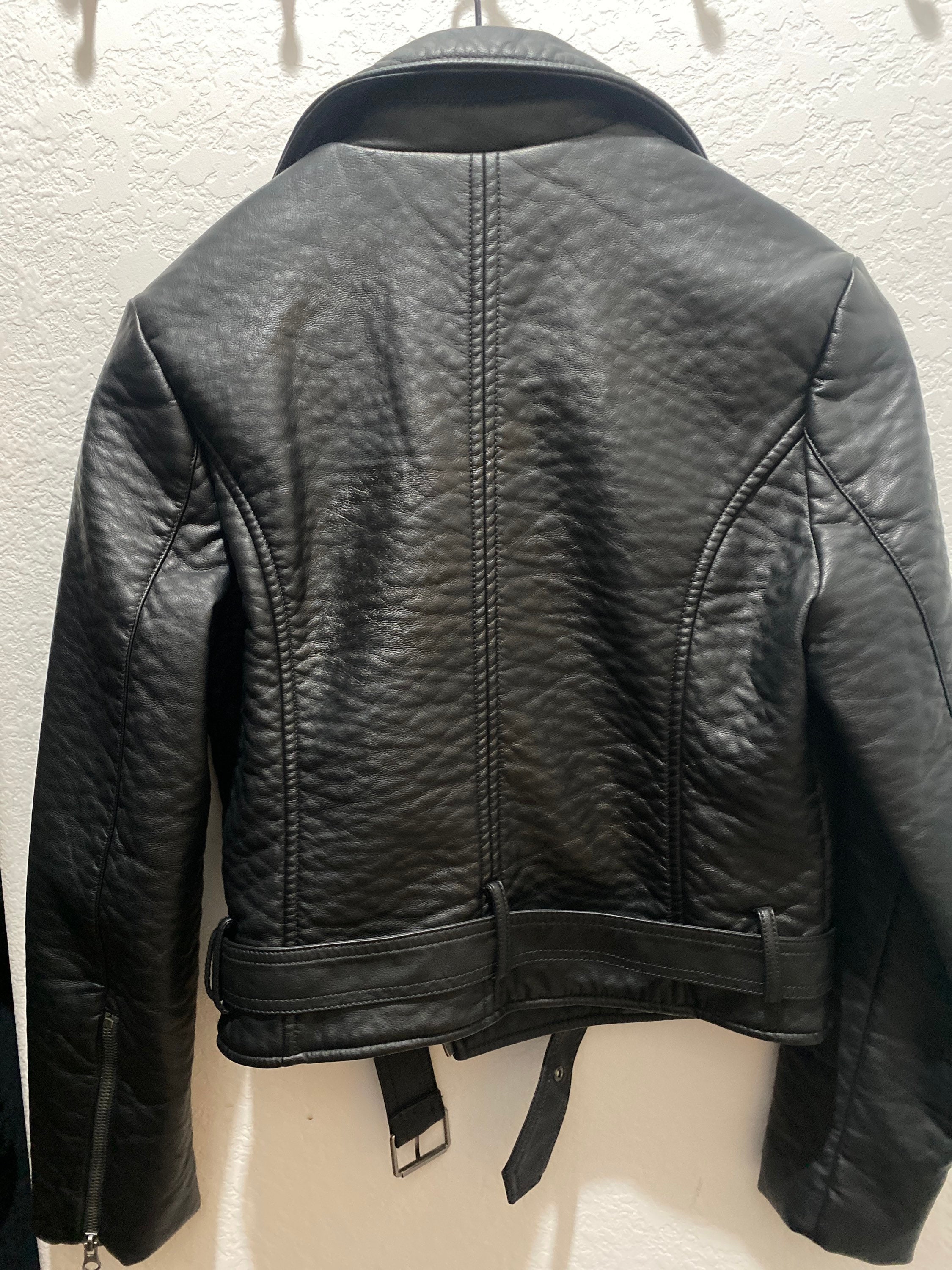 Victoria secret store leather jacket