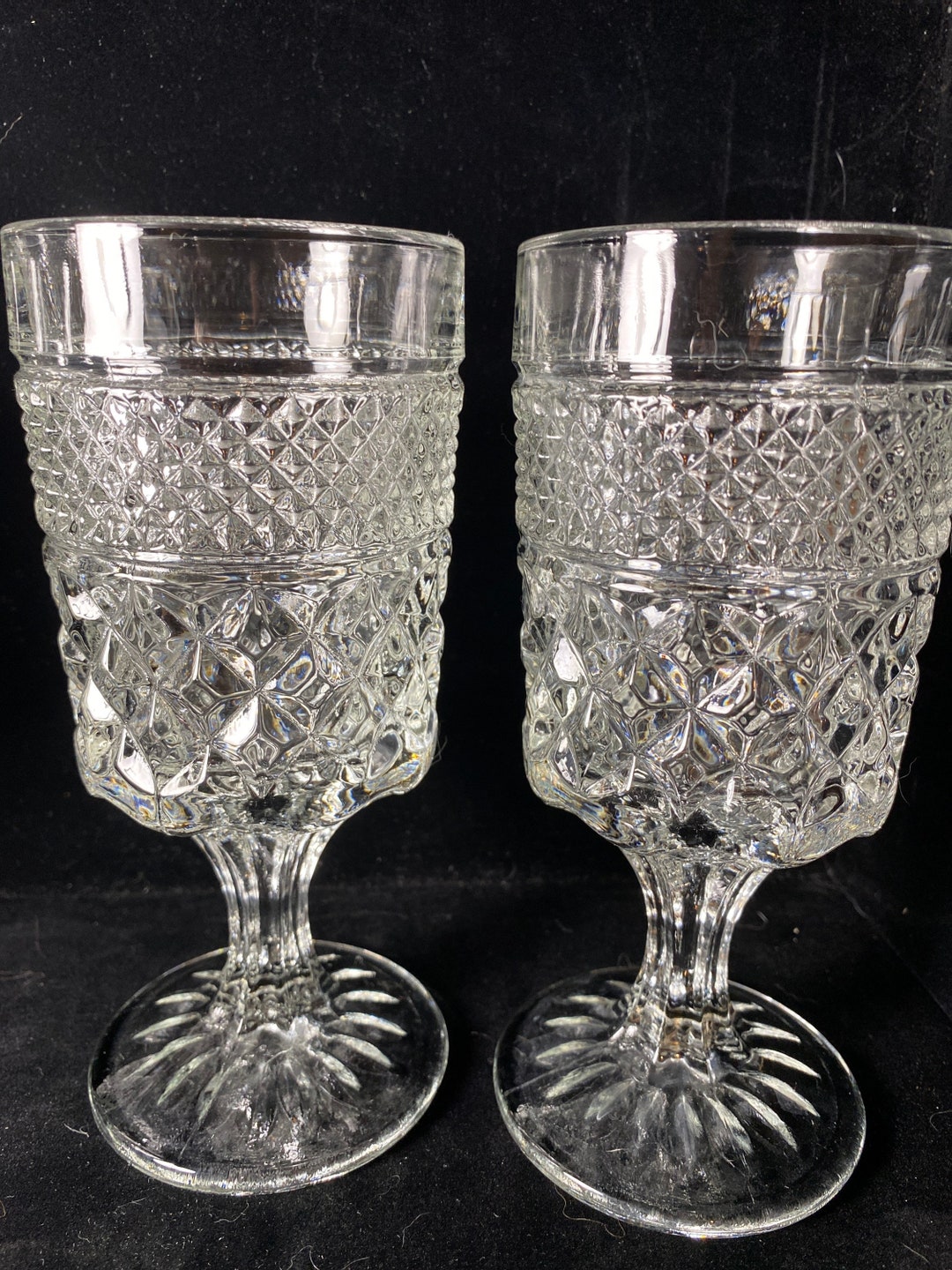 Vintage Anchor Hocking Wexford Glass Etsy