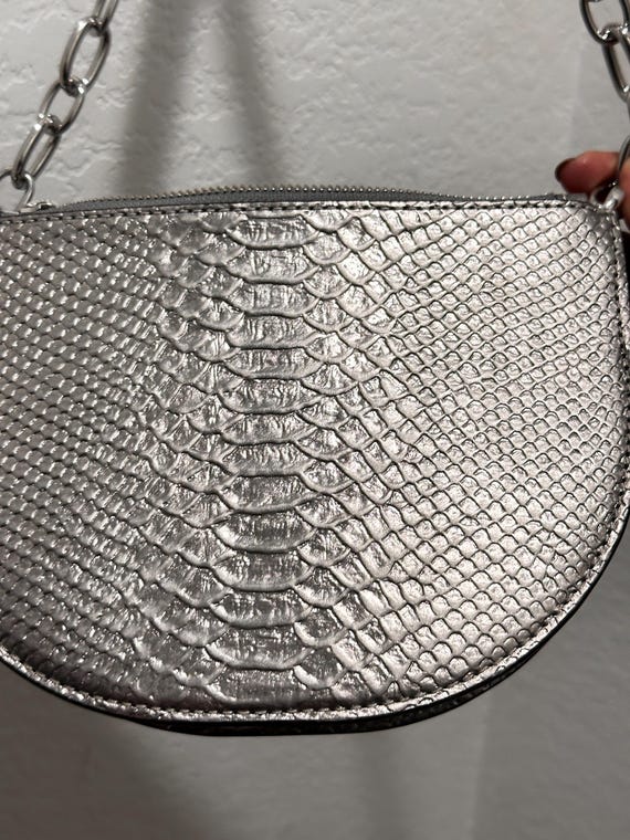 Ralph Lauren Silver Leather Sutton Crossbody Bag - image 3