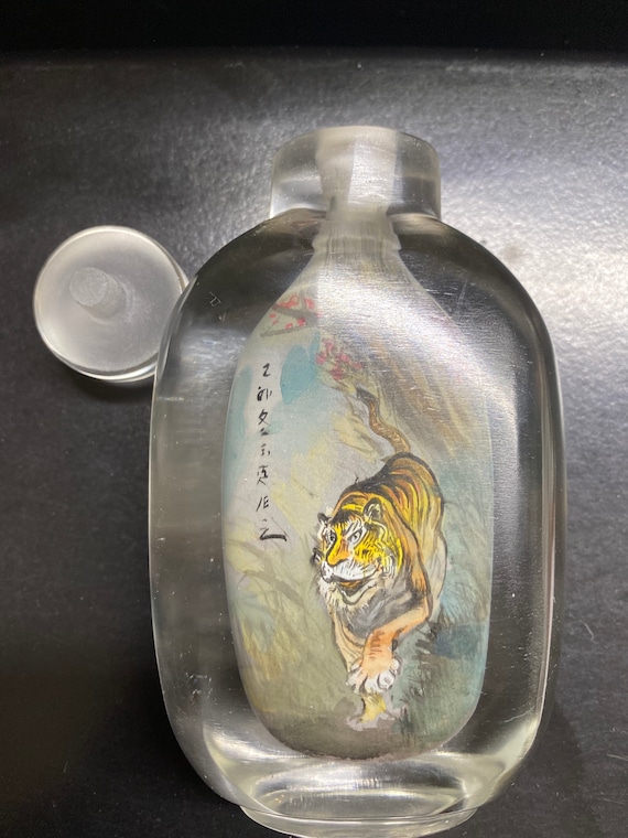 大きな中国製のガラス製嗅ぎタバコ瓶 - Etsy 日本
