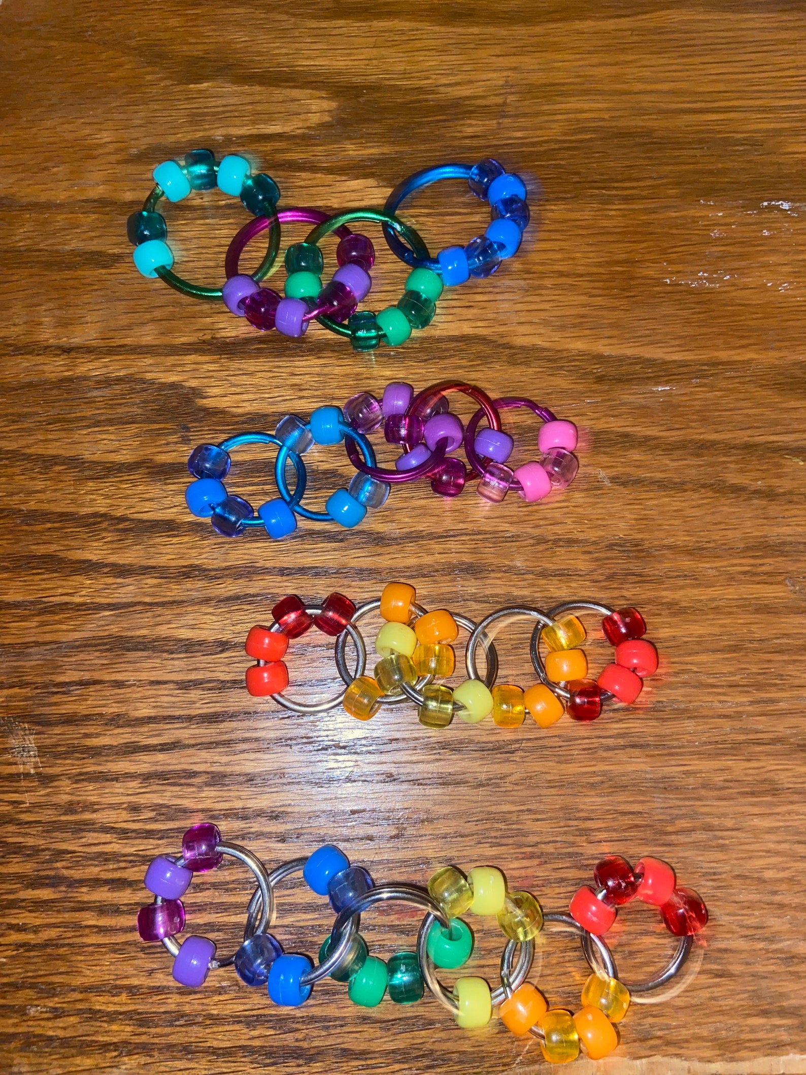 Key ring Fidget home made beaded fidget toy sensory Toy Etsy