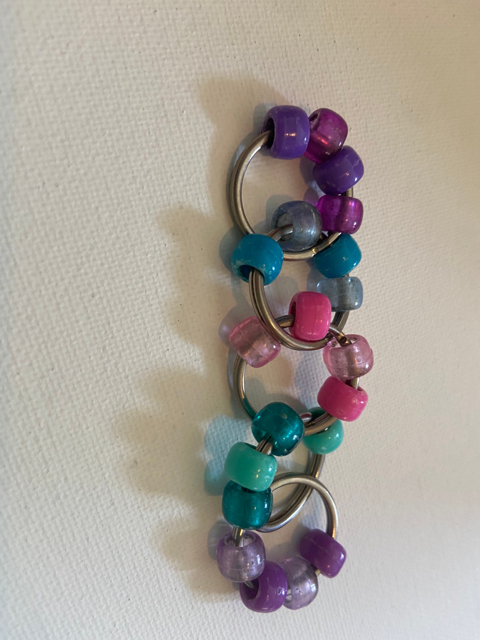 Key ring Fidget home made beaded fidget toy sensory Toy Etsy