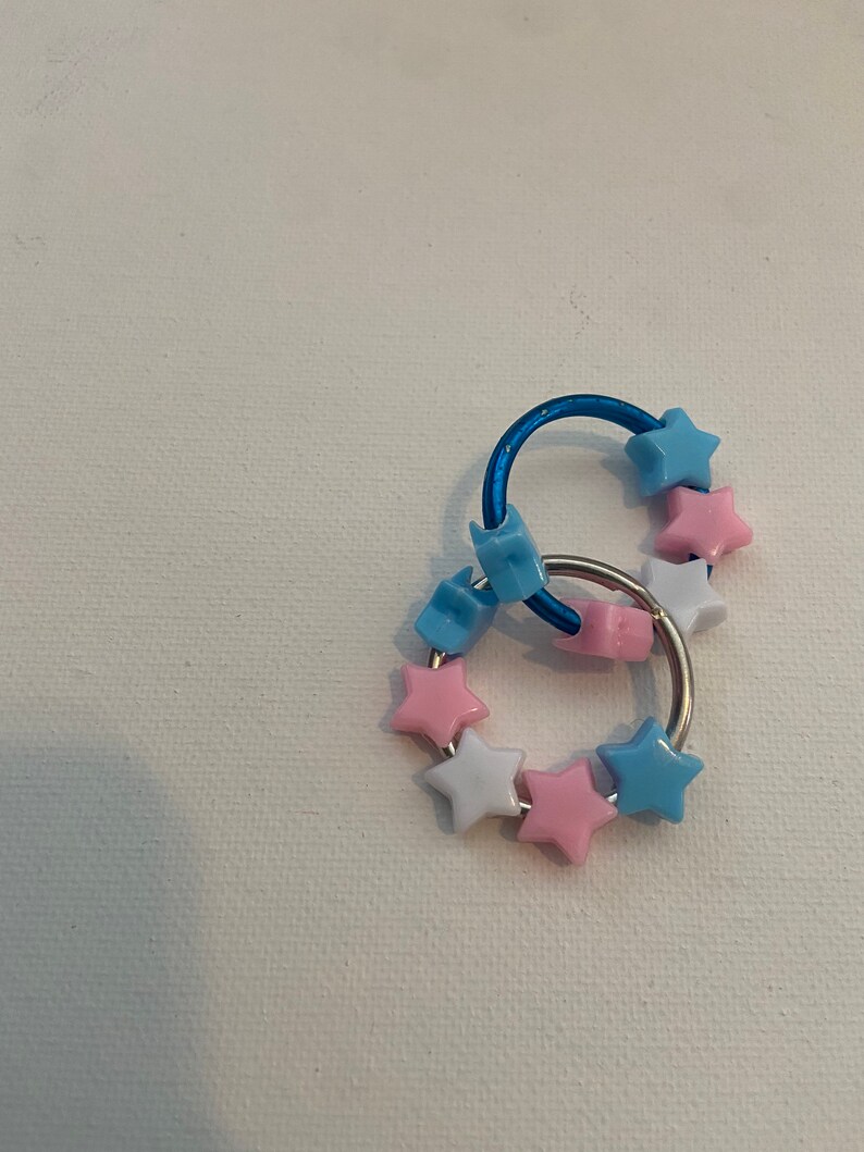 Key Ring Fidget Home Made Beaded Fidget Toy Sensory Toy Etsy