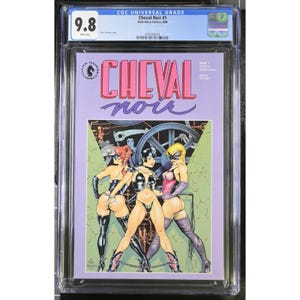 Cheval Noir #1 CGC 9.8 Dave Stevens Cover Art 1989 Dark Horse Comics