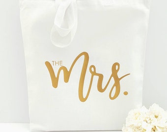 Mrs. Tote Bag| Bride Bag| Future Mrs. Tote| Bridal Shower| Wedding Tote| Bridal| READY TO SHIP| Sale| Wife Totebag| Bride Gift