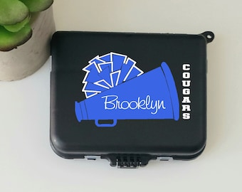 Dance Team Gift Bobby Pin Case Mini Hair Kit Personalized Hair Kit Hair Pin Case Dancer Gift Travel Case  Cheer Gift