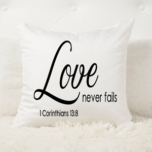 Love Throw Pillow Cover Gift Pillow Cover for Wedding Bride Custom Pillow Cover for House Warming Personalized Throw Pillow Home Decor