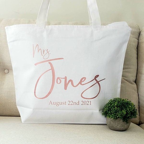 Bride Tote Bag| Bride Bag| Bride to Be Gift| Bridal Shower| Wedding Tote| Bridal| READY TO SHIP | Sale | Personalized | Extra Large Tote Bag