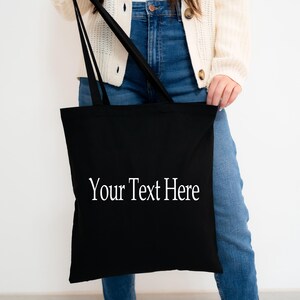 Custom Canvas Tote Bag: Personalized Event Tote (15x16)