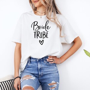 Bride Tribe Gift for Her Bride Shirt Lover T-Shirt Shirt for Bride Bachelorette Party Wedding Bride To Be Gift Shower T Shirt Party Gift