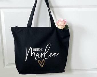 Bride Tote Bag| Bride Bag| Bride to Be Gift| Bridal Shower| Wedding Tote| Bridal| READY TO SHIP | Sale | Canvas | Extra Large Tote Bag