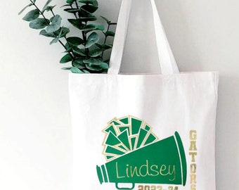 Personalized Cheer Team Tote Bag: Custom Dance Gift