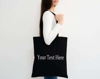 Custom Canvas Tote Bag: Personalized Event Tote (15 x 16)