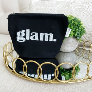 Borsa per il trucco glamour Borsa per cosmetici Bomboniera per la festa nuziale Regalo PRONTO PER LA SPEDIZIONE Festa di nozze Regalo di compleanno Regalo di Natale Regalo per insegnanti