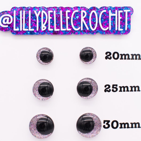 Handmade Confetti Cartoon Glitter Safety Eyes