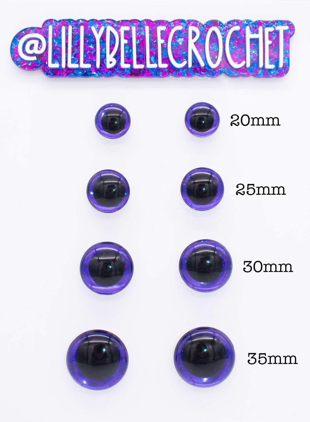 Handmade Blue Holographic Safety Eyes Etsy