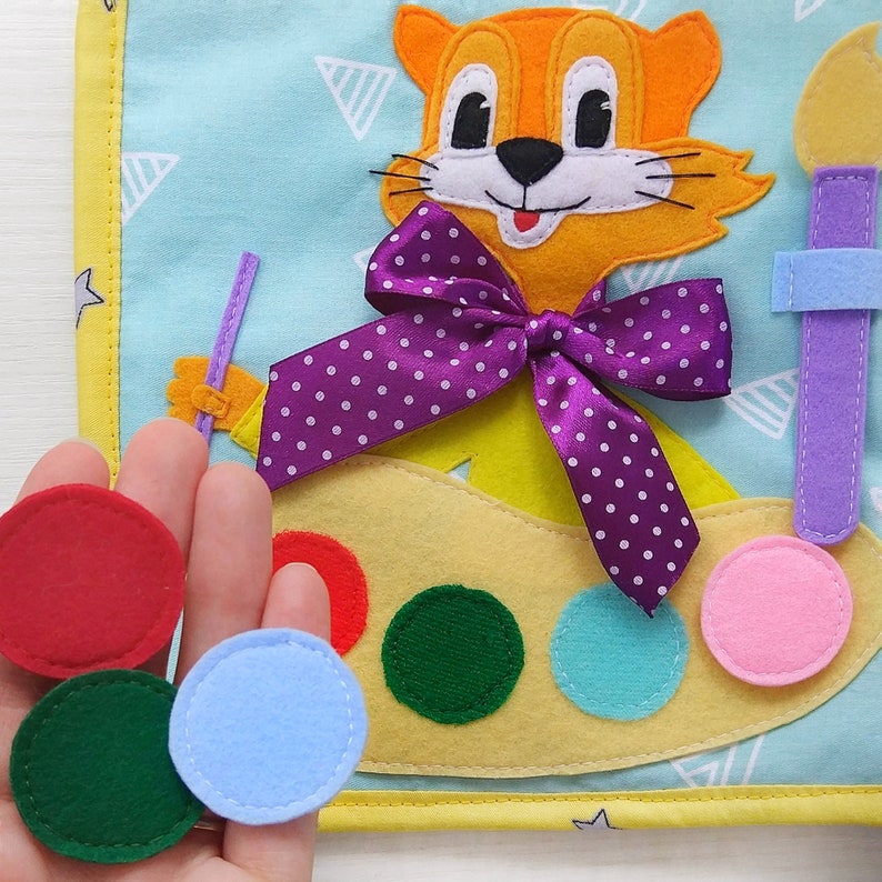 Quiet book Soviet cartoons' characters Etsy