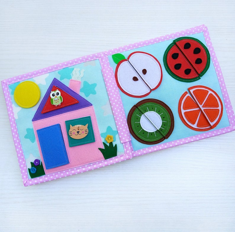 Busy book for girl gift for 1 year old christmas gift baby Etsy