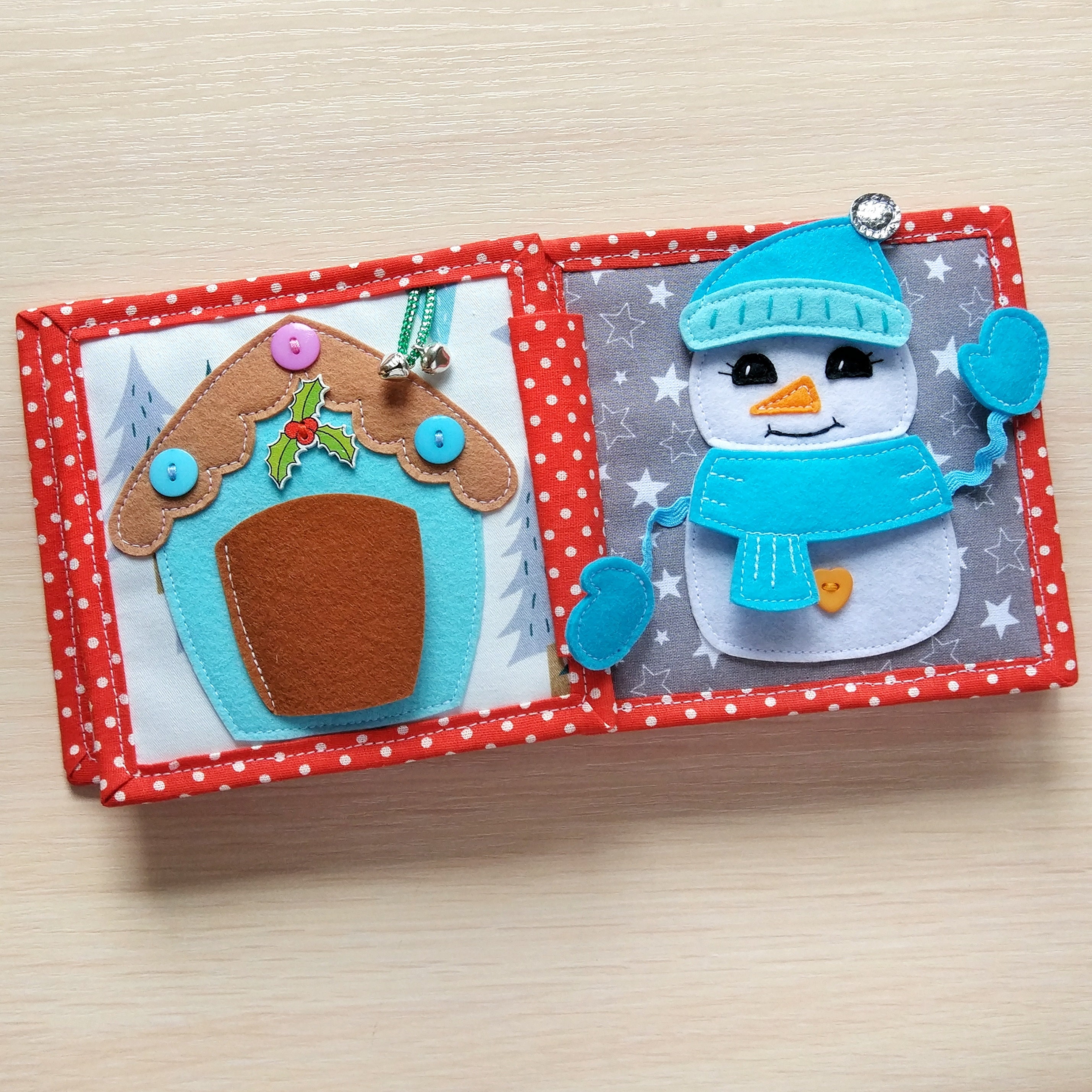 Christmas Quiet Book Xmas Gift Toddler Quiet Book Christmas Etsy UK