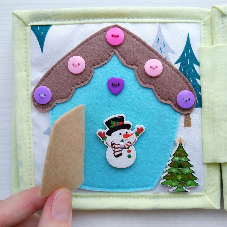 Quiet book Christmas gift Toddler Quiet book Christmas Etsy