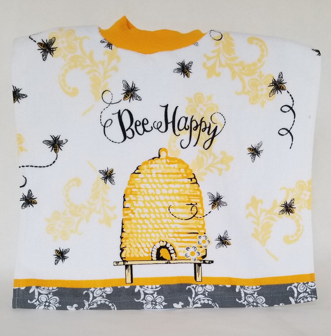 Bee Happy Hand towel bibs absorbent elastic neck bibs Etsy.de