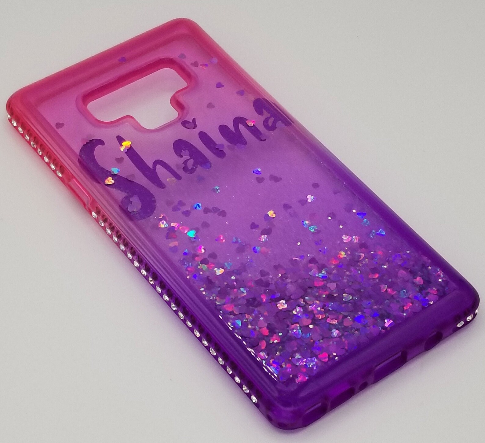 Liquid Glitter Cell Phone Case for iPhone and Samsung Etsy