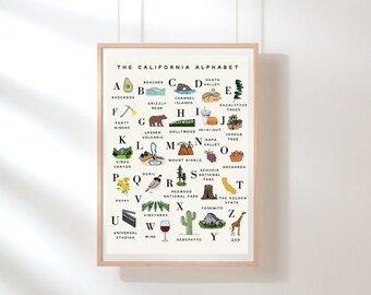 The California Alphabet | State of California Abc's | Digital