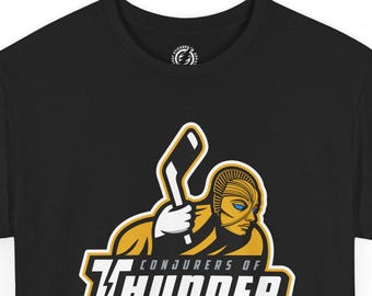 Maglietta da hockey YEMSG di Capodanno dei Conjurors of Thunder Pillow Jets Phish