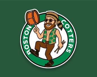 Boston Cotters Goose Band Basketball Lot Sticker